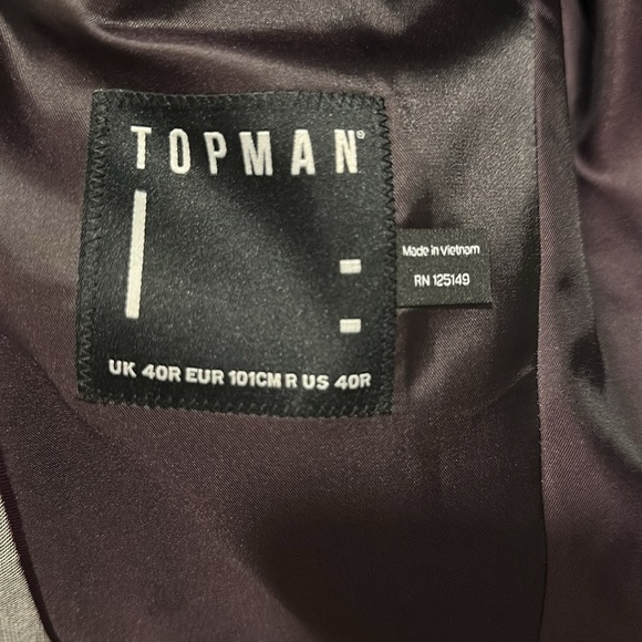 TopMan Men’s Grey Suit jacket - Picture 2 of 2